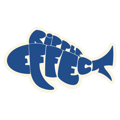 The OG Ripple Effect Sticker - Blue