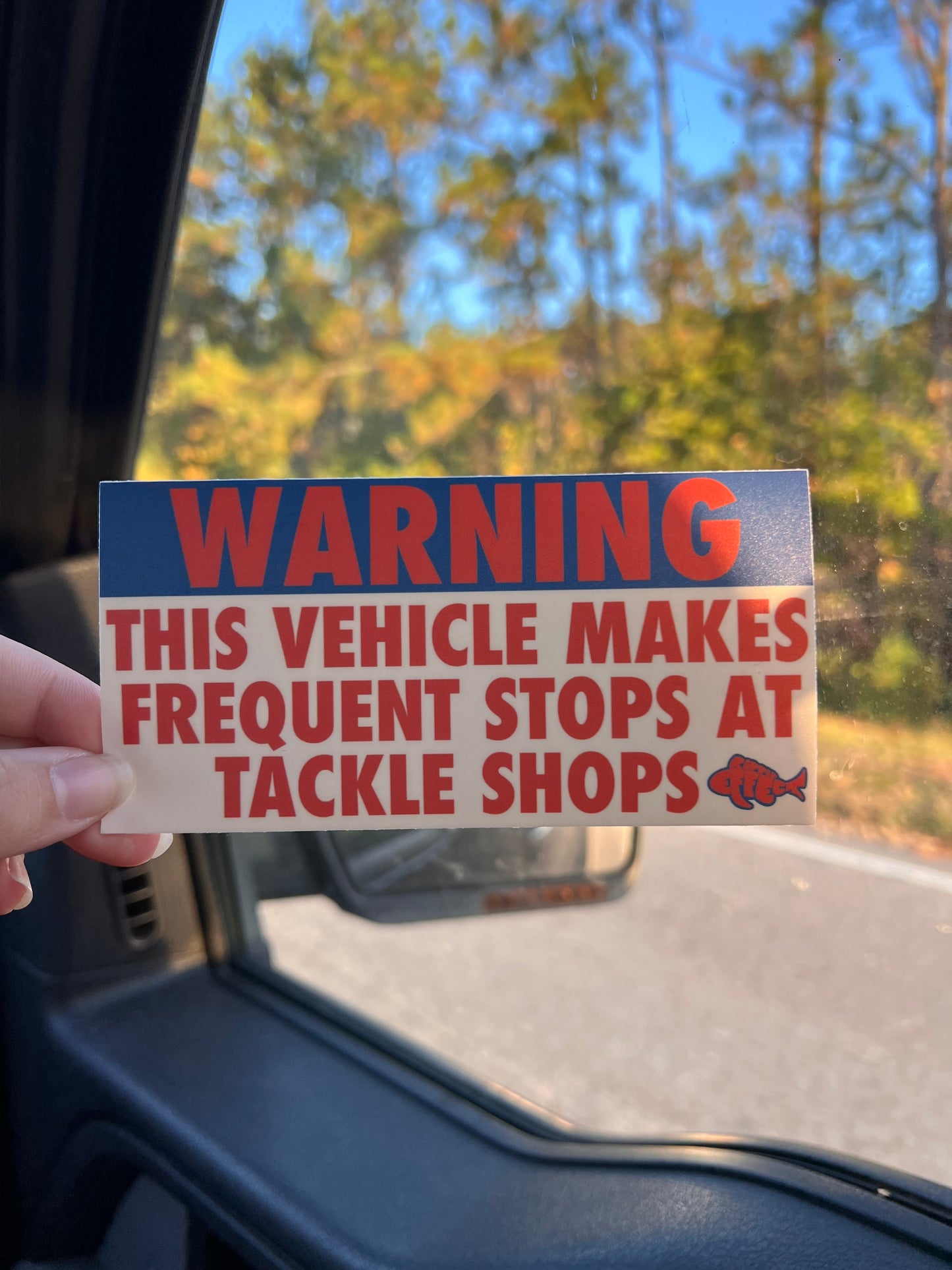 Frequent stops at tackle shops - Bumper Sticker