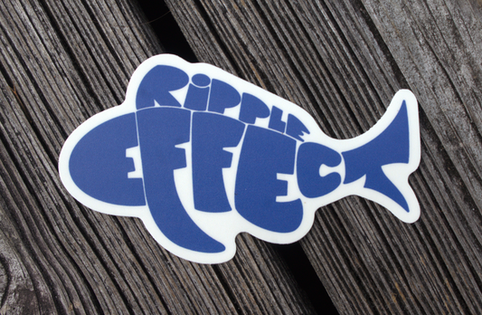 The OG Ripple Effect Sticker - Blue